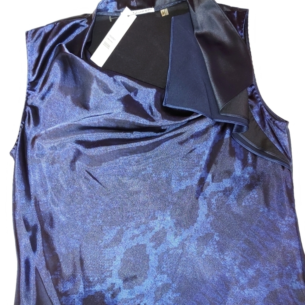 NWT Tahari Satin Blouse SP